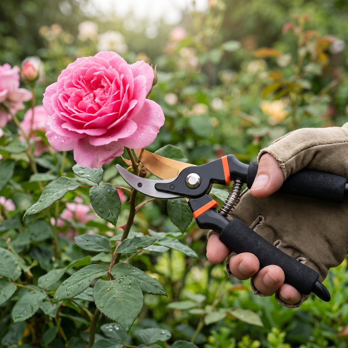 ✂️ Garden Pruning Shears | Curved Sharp Blades | Garden & Plant Care | Easy-Grip Hand Pruner
