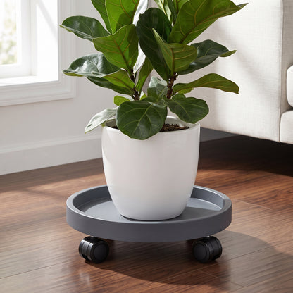 🛞 Rolling Plant Caddy | Wheeled Planter Base | Large Indoor Plants | Easy-Move Pot Stand