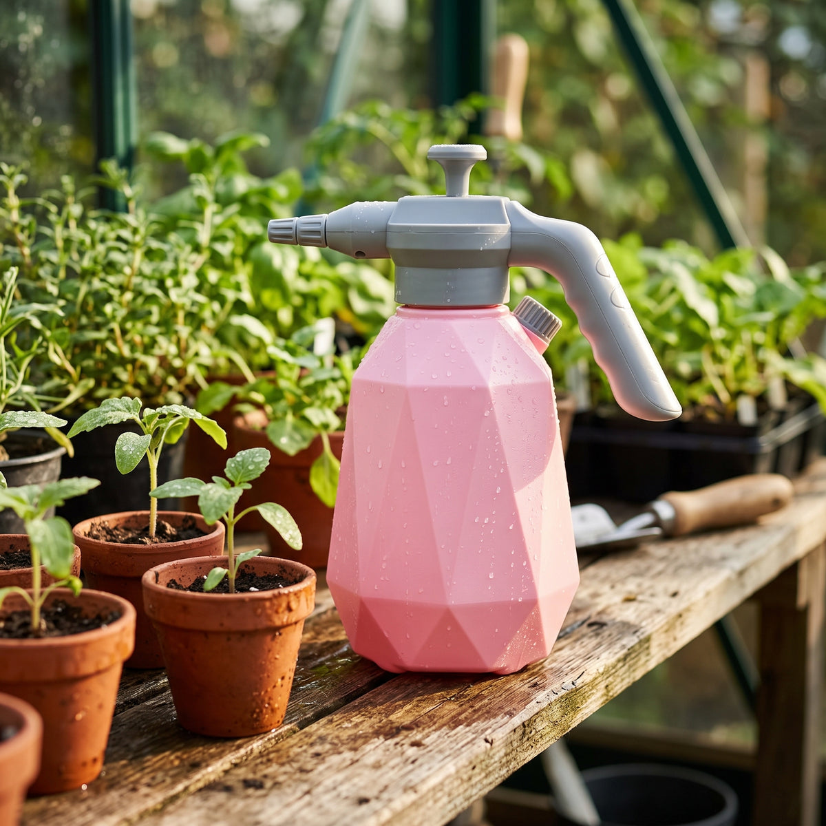 🌸 2L Handheld Spray Bottle | Adjustable Nozzle | Indoor Plants & Garden Care | Large-Capacity Plant Sprayer