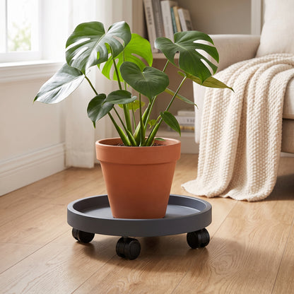 🛞 Rolling Plant Caddy | Wheeled Planter Base | Large Indoor Plants | Easy-Move Pot Stand
