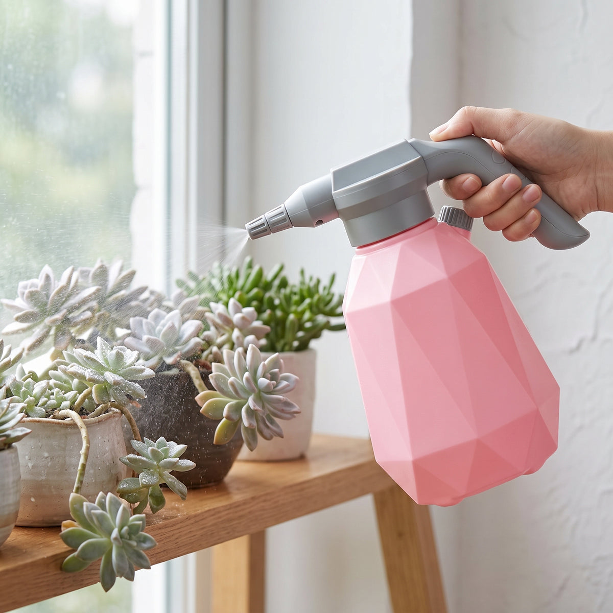 🌸 2L Handheld Spray Bottle | Adjustable Nozzle | Indoor Plants & Garden Care | Large-Capacity Plant Sprayer