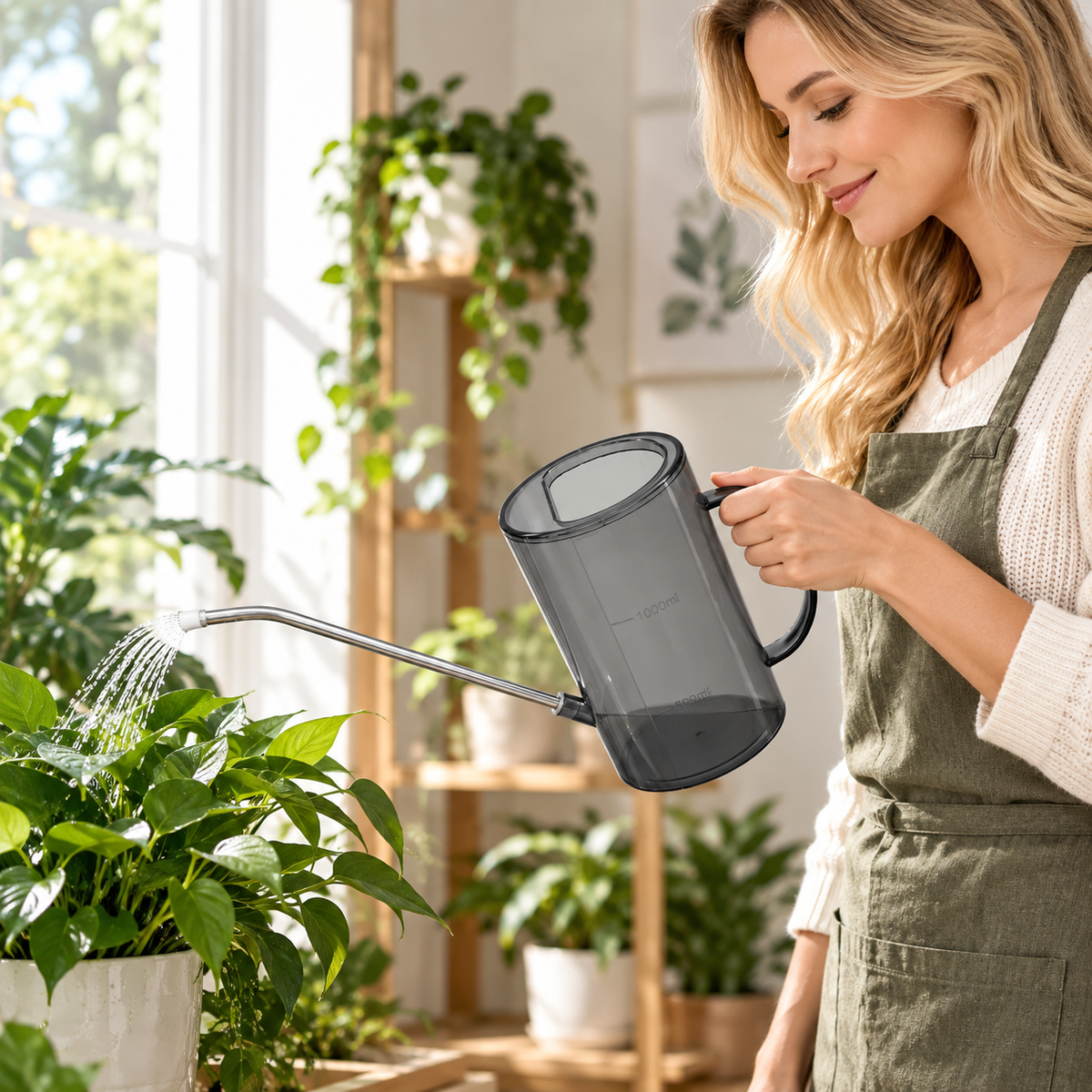 💧 Long-Spout Watering Can | Precision Watering | Indoor Plants & Succulents | Lightweight Garden Can